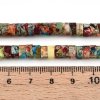 sz105 Jaspis cesarski kamień naturalny krążki 6~6,5 x 2,5~3,5 mm pasmo 38cm